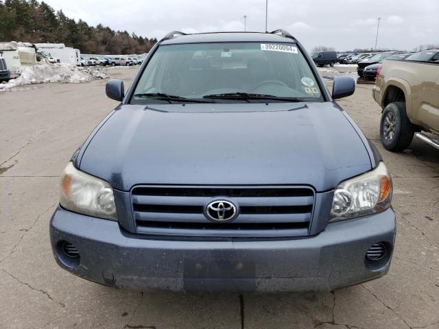 JTEGP21A640043191 - 2004 TOYOTA HIGHLANDER BASE BLUE photo 5