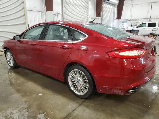 3FA6P0T93GR341862 - 2016 FORD FUSION SE RED photo 2