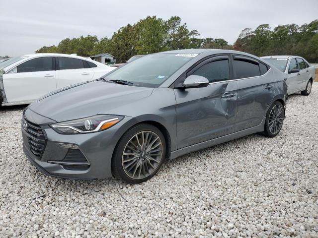 KMHD04LB4JU574497 - 2018 HYUNDAI ELANTRA SPORT CHARCOAL photo 1