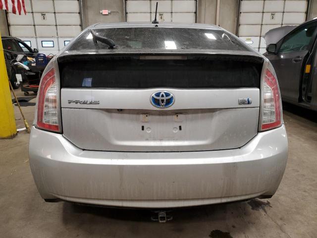 JTDKN3DU3D5581513 - 2013 TOYOTA PRIUS SILVER photo 6