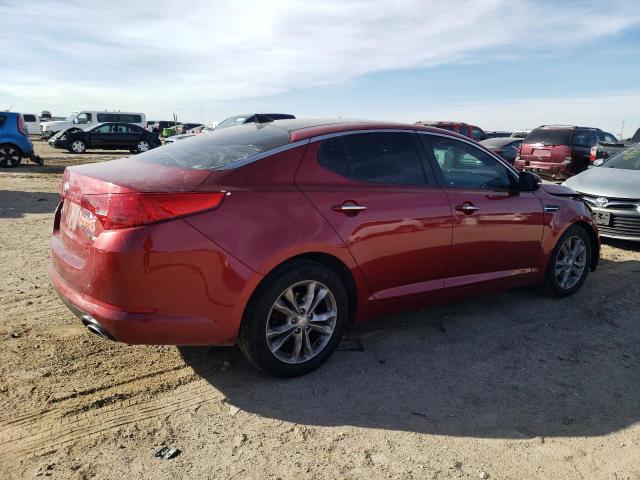 5XXGN4A76DG144630 - 2013 KIA OPTIMA EX RED photo 3