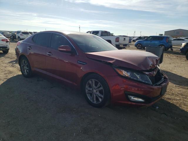 5XXGN4A76DG144630 - 2013 KIA OPTIMA EX RED photo 4