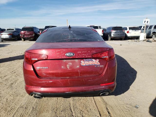 5XXGN4A76DG144630 - 2013 KIA OPTIMA EX RED photo 6