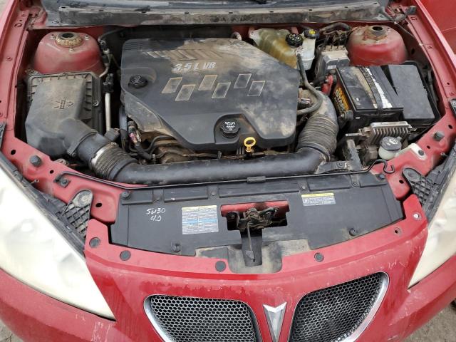 1G2ZH58N574247339 - 2007 PONTIAC G6 GT RED photo 11