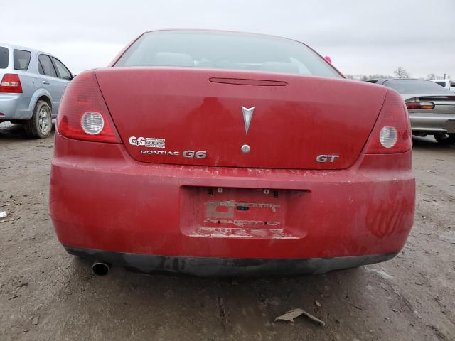 1G2ZH58N574247339 - 2007 PONTIAC G6 GT RED photo 6