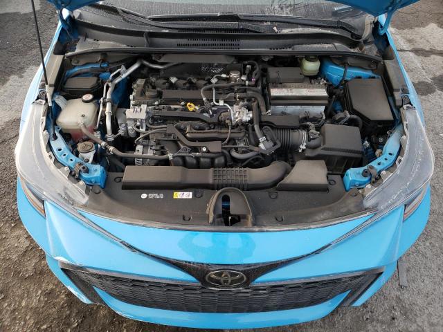 JTNK4RBE8K3009844 - 2019 TOYOTA COROLLA SE BLUE photo 11