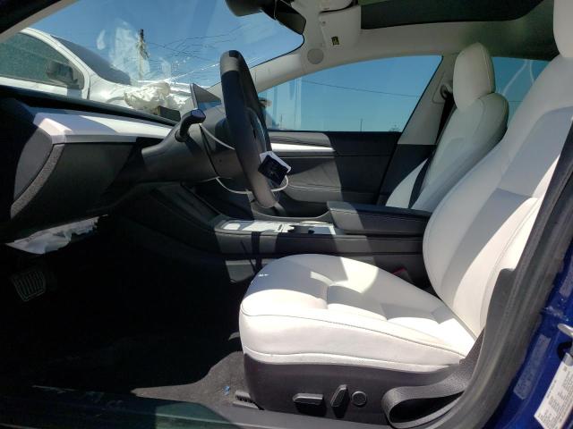 5YJ3E1EAXMF046173 - 2021 TESLA MODEL 3 BLUE photo 7