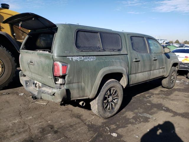 3TMCZ5AN3MM432577 - 2021 TOYOTA TACOMA DOUBLE CAB GREEN photo 3