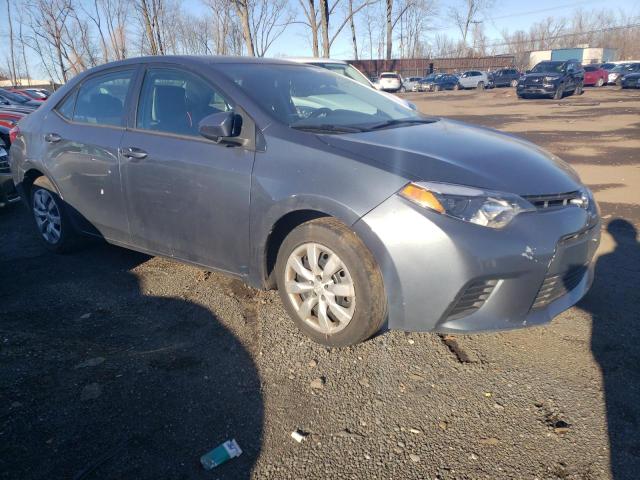 2T1BURHE4EC216285 - 2014 TOYOTA COROLLA L GRAY photo 4