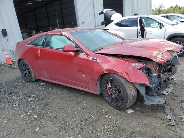 1G6DV1EP6D0150878 - 2013 CADILLAC CTS-V RED photo 4