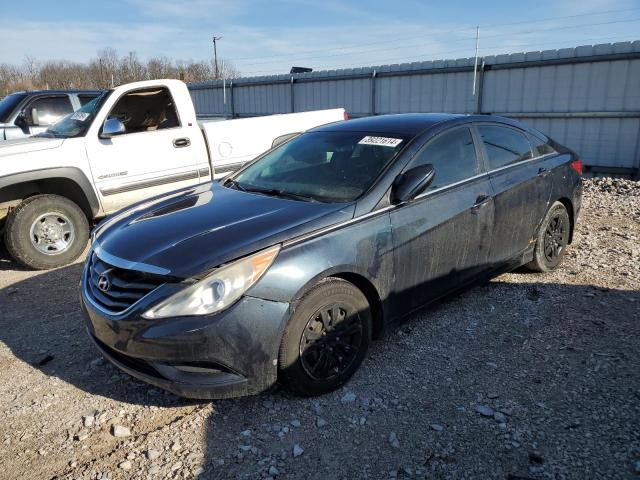 5NPEB4ACXCH475291 - 2012 HYUNDAI SONATA GLS BLUE photo 1