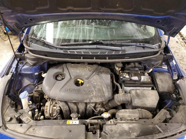 3KPFK4A73JE167193 - 2018 KIA FORTE LX BLUE photo 11