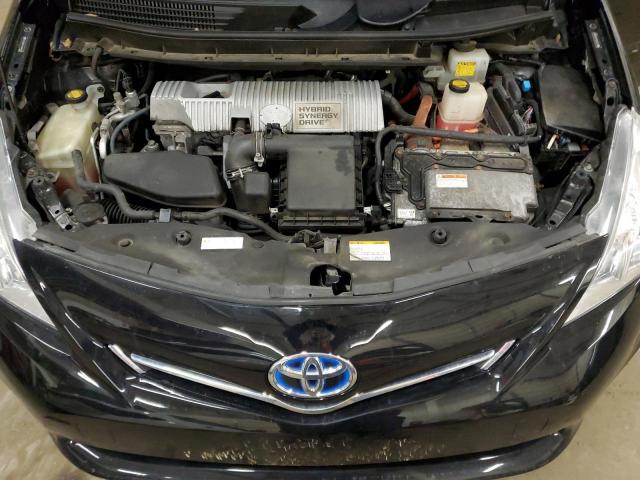 JTDZN3EU1C3051807 - 2012 TOYOTA PRIUS V BLACK photo 11