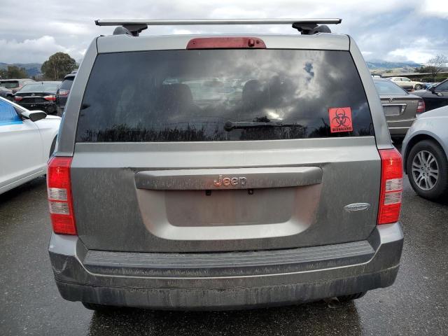 1C4NJPFB1DD232271 - 2013 JEEP PATRIOT LATITUDE GRAY photo 6