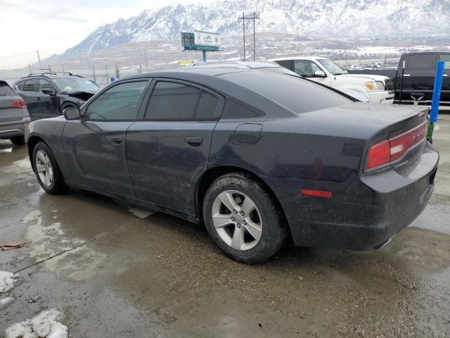 2C3CDXBG9DH689756 - 2013 DODGE CHARGER SE BLACK photo 2