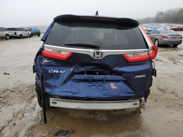 7FARW2H84JE015491 - 2018 HONDA CR-V EXL BLUE photo 6