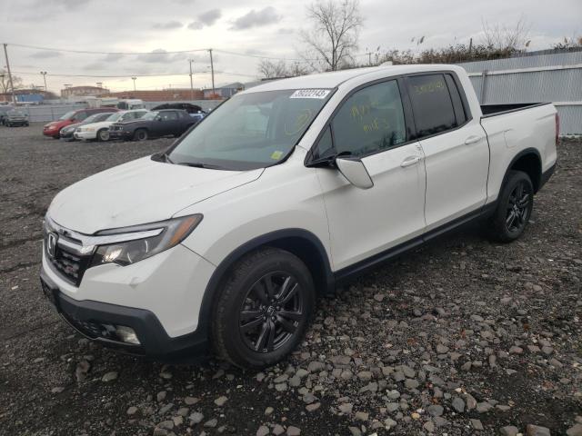 5FPYK3F10KB044624 - 2019 HONDA RIDGELINE SPORT WHITE photo 1