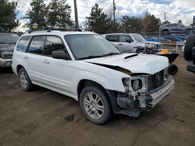 JF1SG69624H728124 - 2004 SUBARU FORESTER 2.5XT WHITE photo 4