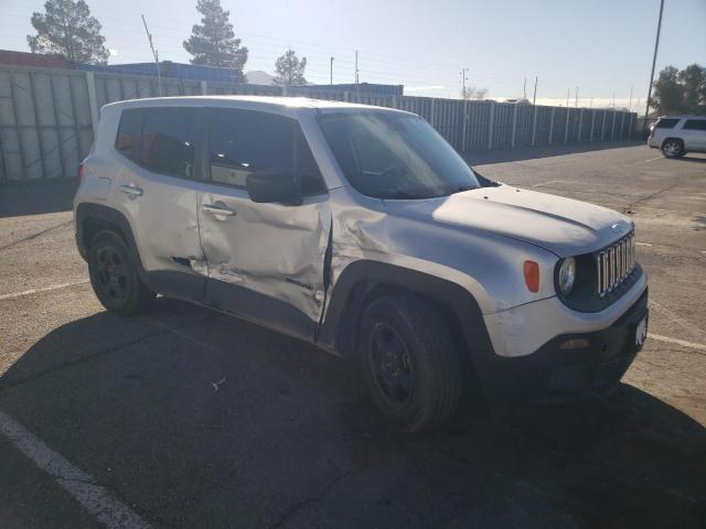 ZACCJAAT6GPE32587 - 2016 JEEP RENEGADE SPORT SILVER photo 4