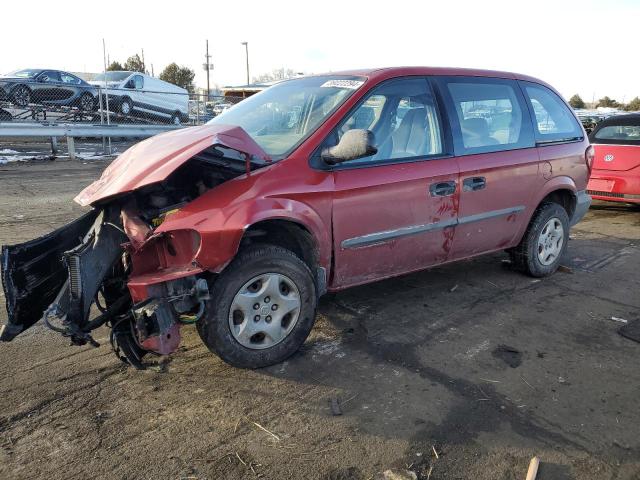 1B4GP15B52B614363 - 2002 DODGE CARAVAN EC RED photo 1