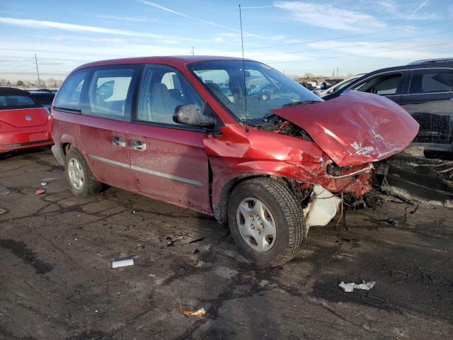 1B4GP15B52B614363 - 2002 DODGE CARAVAN EC RED photo 4