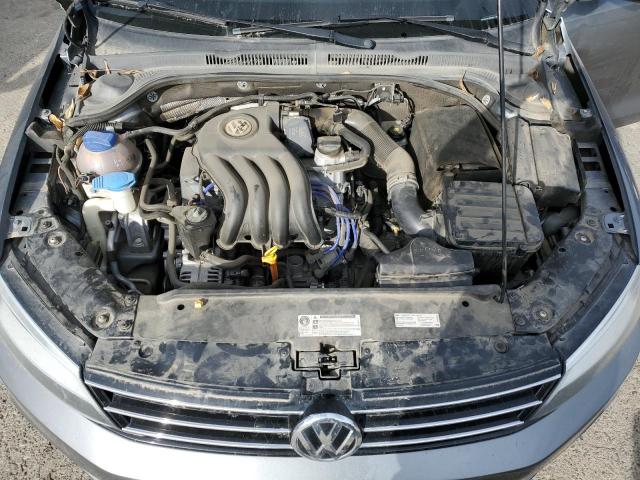 3VW2K7AJ8FM411958 - 2015 VOLKSWAGEN JETTA BASE GRAY photo 11