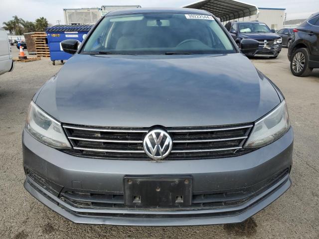 3VW2K7AJ8FM411958 - 2015 VOLKSWAGEN JETTA BASE GRAY photo 5