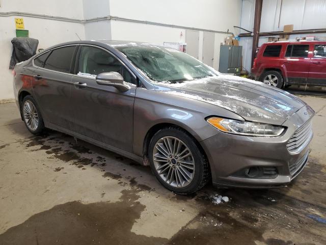 3FA6P0T9XDR180082 - 2013 FORD FUSION SE GRAY photo 4