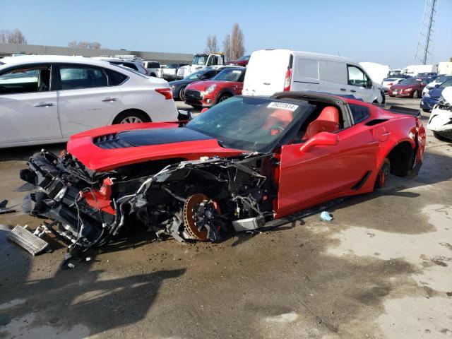 1G1YS2D61J5600966 - 2018 CHEVROLET CORVETTE Z06 2LZ RED photo 1