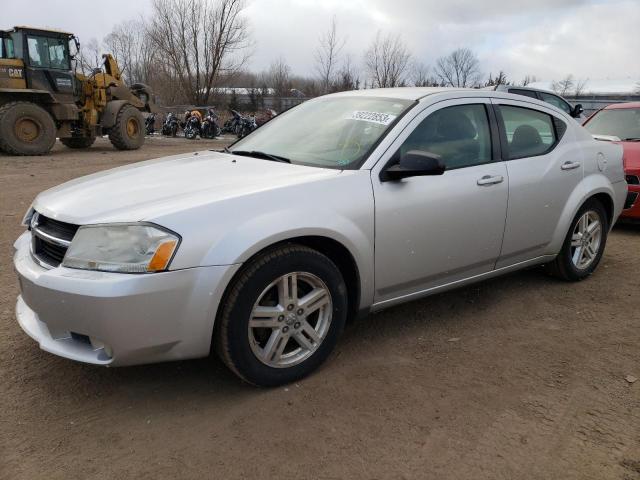 1B3LC56J68N298295 - 2008 DODGE AVENGER SXT SILVER photo 1