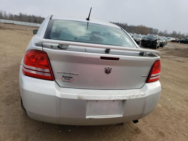 1B3LC56J68N298295 - 2008 DODGE AVENGER SXT SILVER photo 6