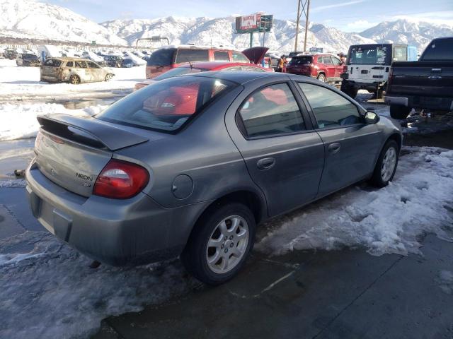 1B3ES56C85D277608 - 2005 DODGE NEON SXT GRAY photo 3