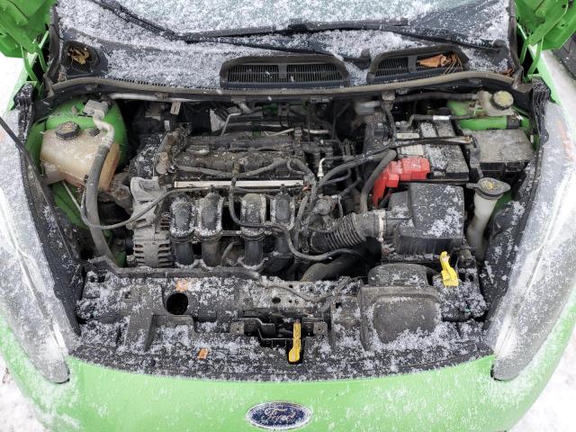 3FADP4BJ8EM132430 - 2014 FORD FIESTA SE GREEN photo 11