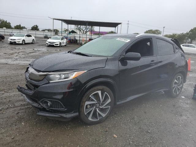 3CZRU5H11KG703749 - 2019 HONDA HR-V SPORT BLACK photo 1