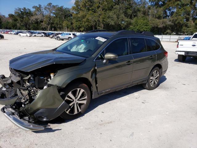 4S4BSANC2J3229545 - 2018 SUBARU OUTBACK 2.5I LIMITED GREEN photo 1