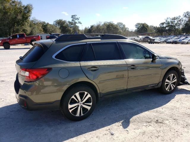 4S4BSANC2J3229545 - 2018 SUBARU OUTBACK 2.5I LIMITED GREEN photo 3