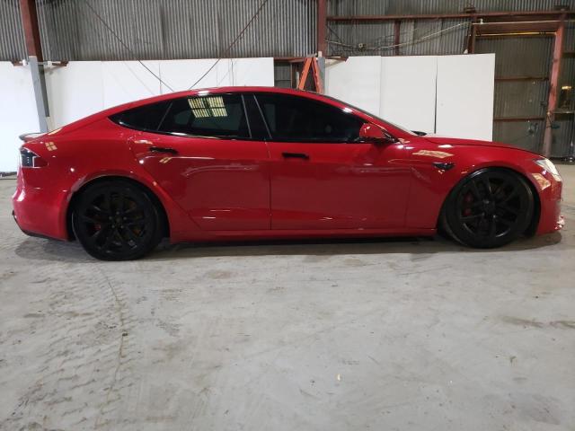 5YJSA1E69MF446924 - 2021 TESLA MODEL S RED photo 2