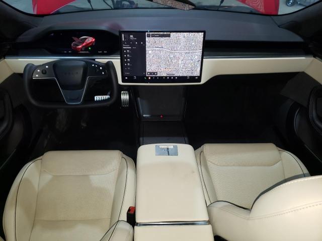 5YJSA1E69MF446924 - 2021 TESLA MODEL S Rojo foto 6