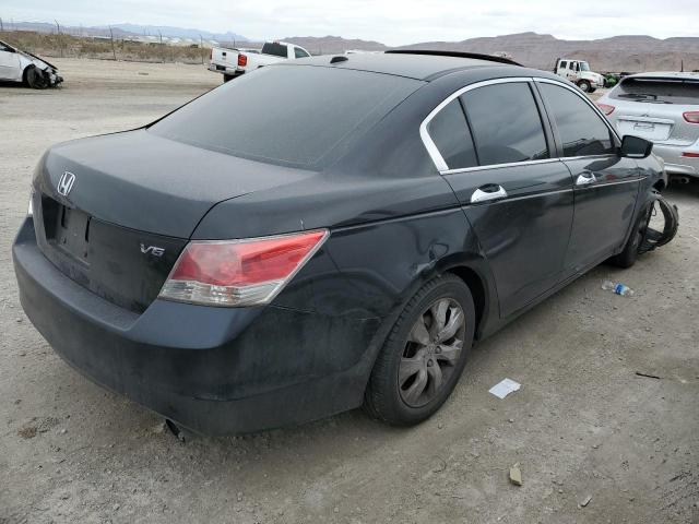 1HGCP36898A035876 - 2008 HONDA ACCORD EXL BLACK photo 3