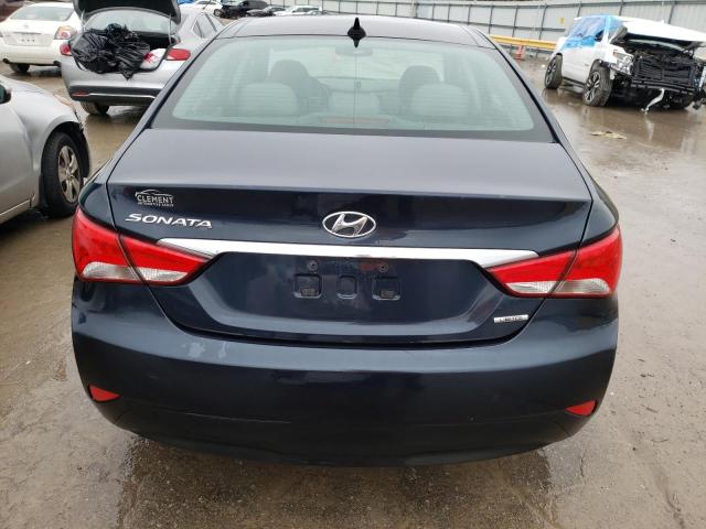 5NPEC4AC1EH825083 - 2014 HYUNDAI SONATA SE BLUE photo 6