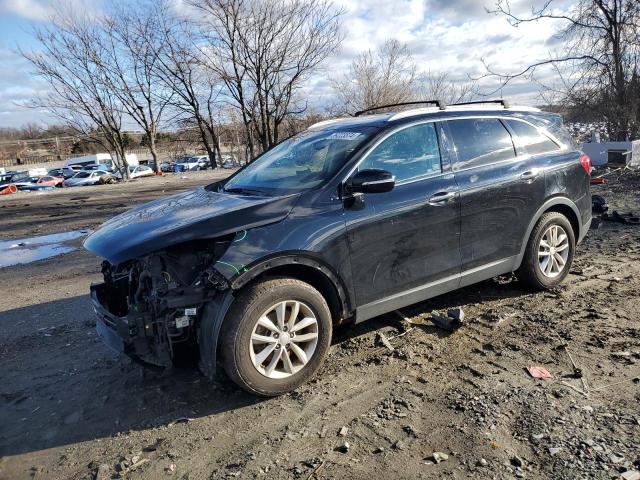 5XYPG4A36JG348889 - 2018 KIA SORENTO LX BLACK photo 1