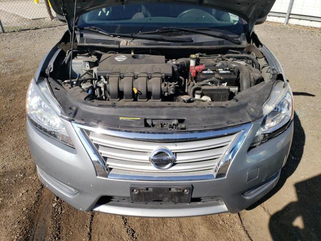 3N1AB7AP6EY338599 - 2014 NISSAN SENTRA S SILVER photo 11