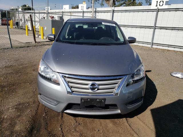 3N1AB7AP6EY338599 - 2014 NISSAN SENTRA S SILVER photo 5