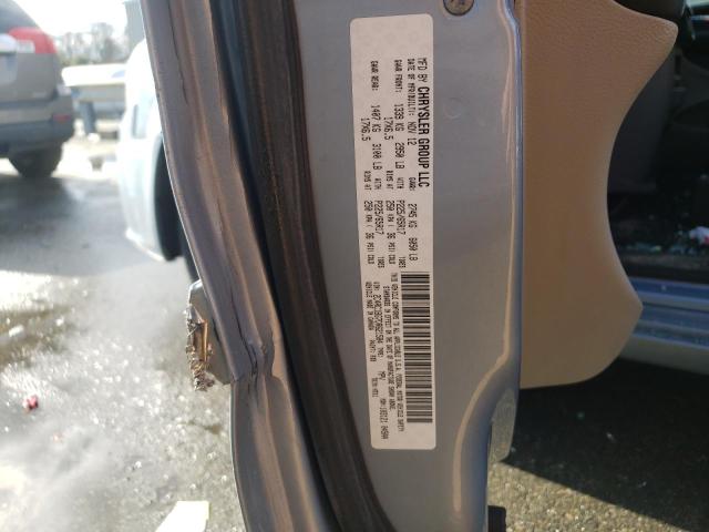 2C4RC1BG7DR621584 - 2013 CHRYSLER TOWN & COU TOURING ლურჯი ფოტო 13