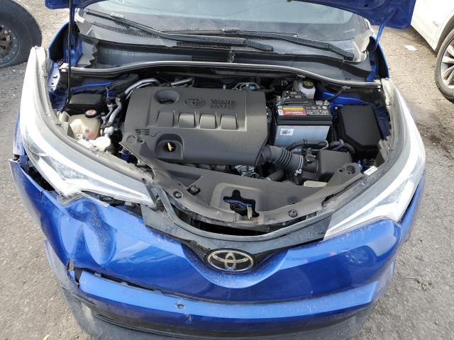 NMTKHMBX0JR024475 - 2018 TOYOTA C-HR XLE BLUE photo 11