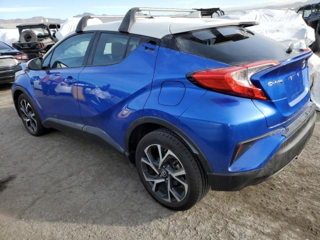 NMTKHMBX0JR024475 - 2018 TOYOTA C-HR XLE BLUE photo 2