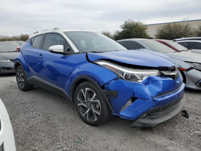 NMTKHMBX0JR024475 - 2018 TOYOTA C-HR XLE BLUE photo 4