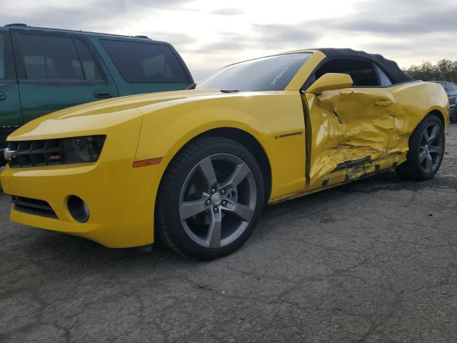 2G1FC3D37C9144980 - 2012 CHEVROLET CAMARO LT YELLOW photo 1