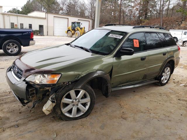 4S4BP61C177344997 - 2007 SUBARU LEGACY OUTBACK 2.5I GREEN photo 1