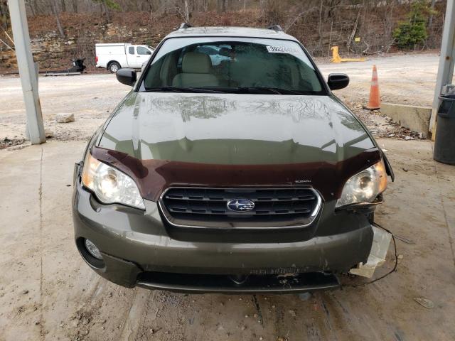 4S4BP61C177344997 - 2007 SUBARU LEGACY OUTBACK 2.5I GREEN photo 5